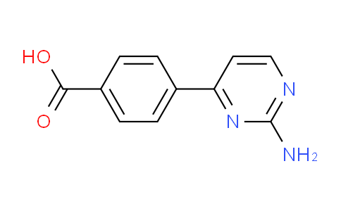 CAS No. 216959-98-7, 4-(2-Aminopyrimidin-4-yl)benzoic acid