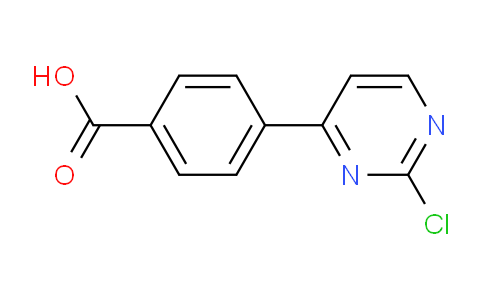 CAS No. 281232-89-1, 4-(2-Chloropyrimidin-4-yl)benzoic acid