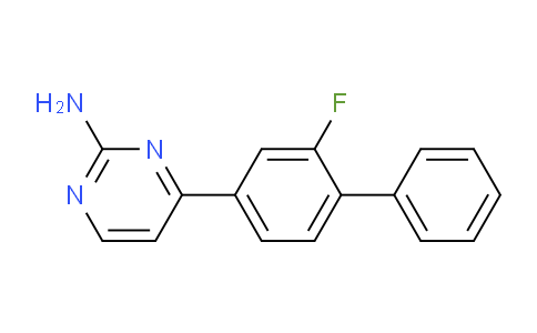CAS No. 1287217-46-2, 4-(2-Fluoro-[1,1'-biphenyl]-4-yl)pyrimidin-2-amine