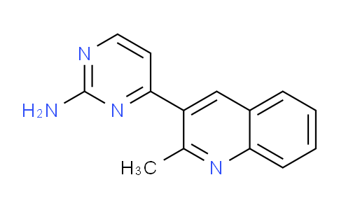 CAS No. 1522045-73-3, 4-(2-Methylquinolin-3-yl)pyrimidin-2-amine