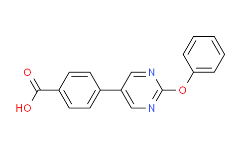 CAS No. 1170429-44-3, 4-(2-Phenoxypyrimidin-5-yl)benzoic acid