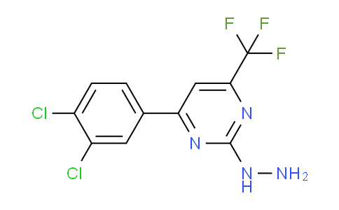 CAS No. 862658-93-3, 4-(3,4-Dichlorophenyl)-2-hydrazinyl-6-(trifluoromethyl)pyrimidine