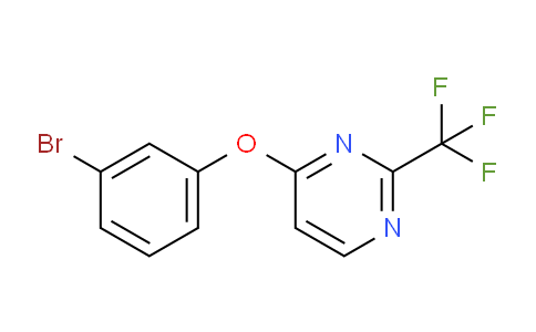 CAS No. 1086376-05-7, 4-(3-Bromophenoxy)-2-(trifluoromethyl)pyrimidine