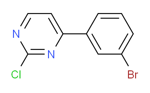 CAS No. 499195-47-0, 4-(3-Bromophenyl)-2-chloropyrimidine