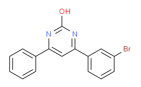 CAS No. 1006876-77-2, 4-(3-Bromophenyl)-6-phenylpyrimidin-2-ol