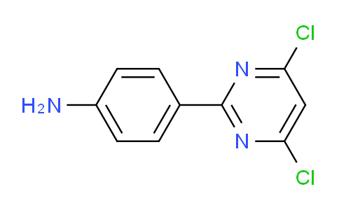 CAS No. 83217-40-7, 4-(4,6-Dichloropyrimidin-2-yl)aniline