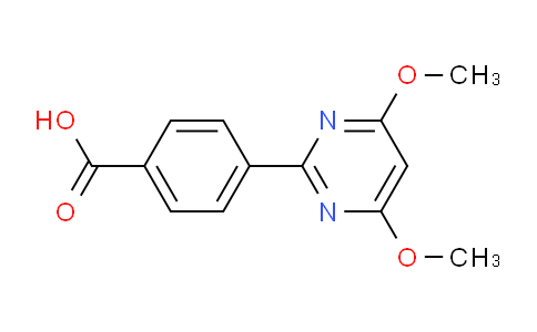 CAS No. 386715-40-8, 4-(4,6-Dimethoxypyrimidin-2-yl)benzoic acid