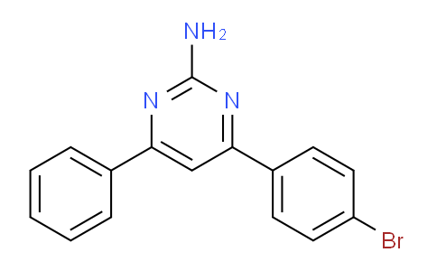 CAS No. 433935-87-6, 4-(4-Bromophenyl)-6-phenylpyrimidin-2-amine