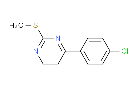 CAS No. 434941-55-6, 4-(4-Chlorophenyl)-2-(methylthio)pyrimidine
