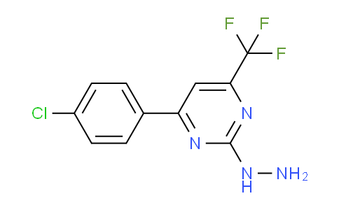 CAS No. 861451-58-3, 4-(4-Chlorophenyl)-2-hydrazinyl-6-(trifluoromethyl)pyrimidine