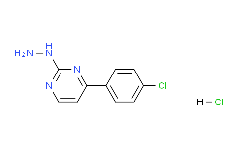 CAS No. 1417569-30-2, 4-(4-Chlorophenyl)-2-hydrazinylpyrimidine hydrochloride