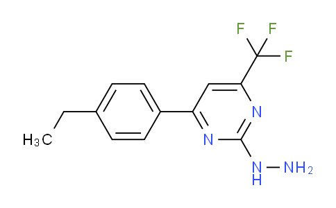CAS No. 861439-49-8, 4-(4-Ethylphenyl)-2-hydrazinyl-6-(trifluoromethyl)pyrimidine
