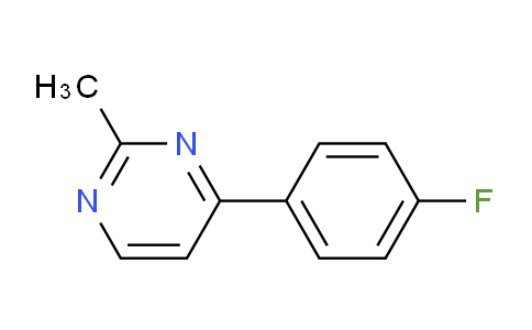CAS No. 85979-51-7, 4-(4-Fluorophenyl)-2-methylpyrimidine