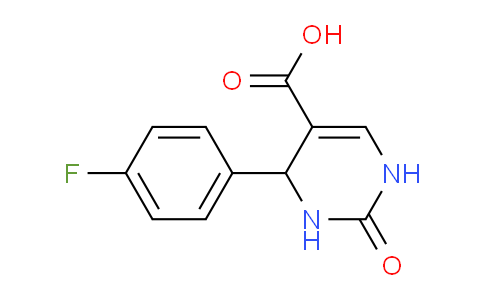 CAS No. 817200-23-0, 4-(4-Fluorophenyl)-2-oxo-1,2,3,4-tetrahydropyrimidine-5-carboxylic acid