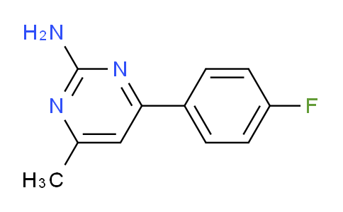 CAS No. 133256-49-2, 4-(4-Fluorophenyl)-6-methylpyrimidin-2-amine
