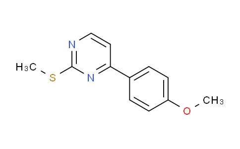 CAS No. 148990-17-4, 4-(4-Methoxyphenyl)-2-(methylthio)pyrimidine
