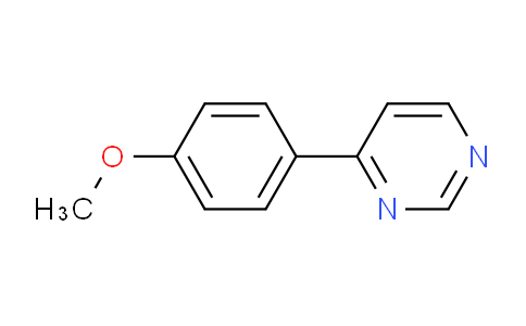 CAS No. 54095-18-0, 4-(4-Methoxyphenyl)pyrimidine