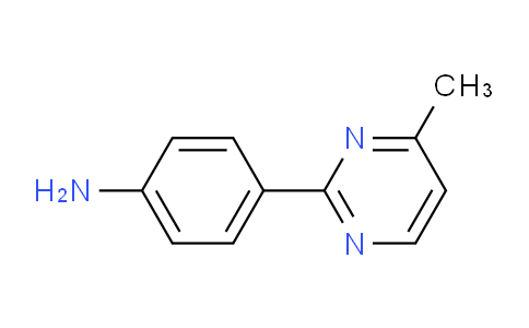 CAS No. 474397-16-5, 4-(4-Methylpyrimidin-2-yl)aniline
