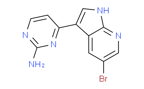 CAS No. 1203565-13-2, 4-(5-Bromo-1H-pyrrolo[2,3-b]pyridin-3-yl)pyrimidin-2-amine