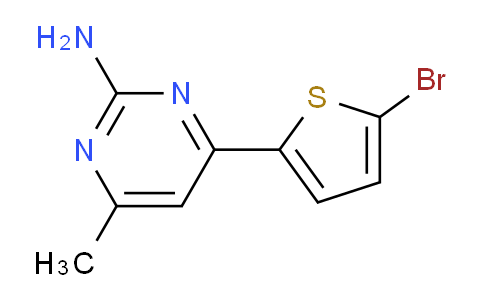 CAS No. 26963-44-0, 4-(5-Bromothiophen-2-yl)-6-methylpyrimidin-2-amine
