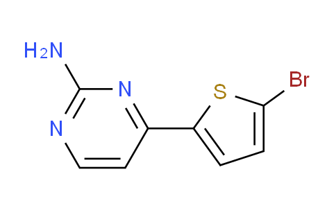 CAS No. 855308-66-6, 4-(5-Bromothiophen-2-yl)pyrimidin-2-amine