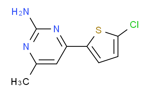 CAS No. 199864-44-3, 4-(5-Chlorothiophen-2-yl)-6-methylpyrimidin-2-amine