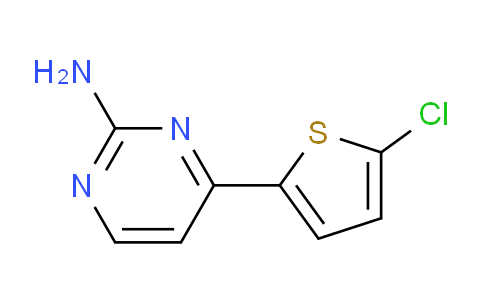 CAS No. 855308-65-5, 4-(5-Chlorothiophen-2-yl)pyrimidin-2-amine