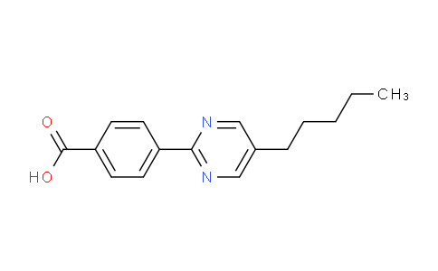 CAS No. 123704-47-2, 4-(5-Pentylpyrimidin-2-yl)benzoic acid