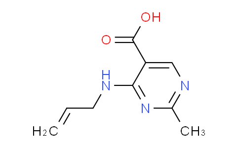 CAS No. 1263211-86-4, 4-(Allylamino)-2-methylpyrimidine-5-carboxylic acid
