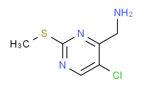 CAS No. 1511510-10-3, 4-(Aminomethyl)-5-chloro-2-(methylthio)pyrimidine