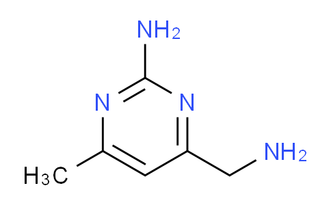 CAS No. 859628-54-9, 4-(Aminomethyl)-6-methylpyrimidin-2-amine
