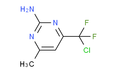 CAS No. 263276-46-6, 4-(Chlorodifluoromethyl)-6-methylpyrimidin-2-amine