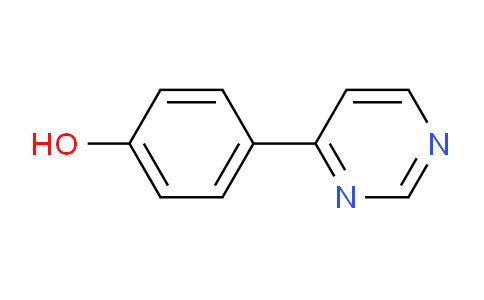 CAS No. 23380-78-1, 4-(Pyrimidin-4-yl)phenol