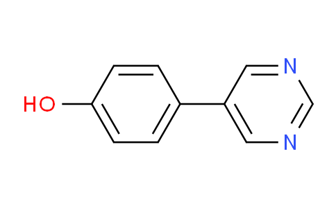CAS No. 69491-51-6, 4-(Pyrimidin-5-yl)phenol