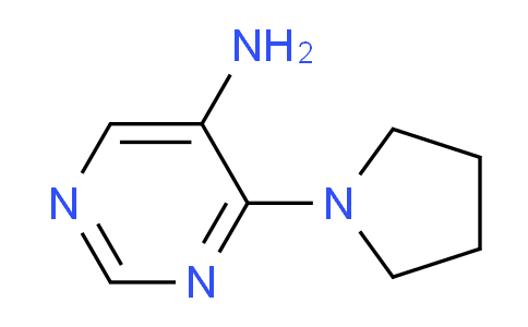 CAS No. 1394042-92-2, 4-(Pyrrolidin-1-yl)pyrimidin-5-amine