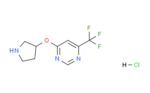 CAS No. 1779128-39-0, 4-(Pyrrolidin-3-yloxy)-6-(trifluoromethyl)pyrimidine hydrochloride