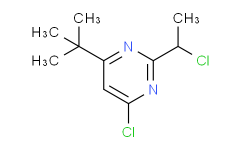 CAS No. 1330755-15-1, 4-(tert-Butyl)-6-chloro-2-(1-chloroethyl)pyrimidine