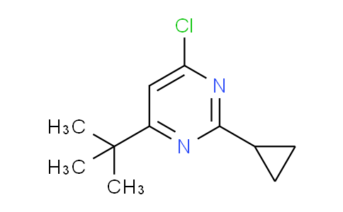 CAS No. 1133122-95-8, 4-(tert-Butyl)-6-chloro-2-cyclopropylpyrimidine