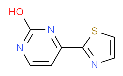 CAS No. 1269293-34-6, 4-(Thiazol-2-yl)pyrimidin-2-ol