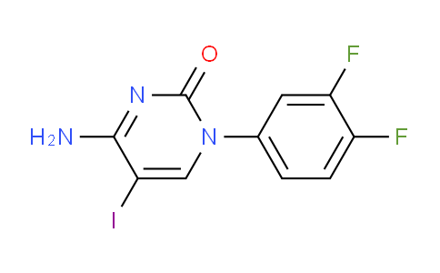 CAS No. 1416440-50-0, 4-Amino-1-(3,4-difluorophenyl)-5-iodopyrimidin-2(1H)-one