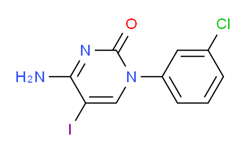 CAS No. 1416438-21-5, 4-Amino-1-(3-chlorophenyl)-5-iodopyrimidin-2(1H)-one