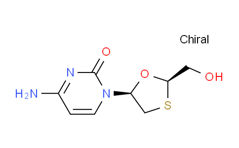 CAS No. 136891-12-8, 4-Amino-1-(cis-2-(hydroxymethyl)-1,3-oxathiolan-5-yl)pyrimidin-2(1H)-one