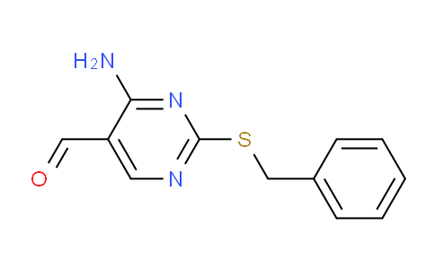 CAS No. 335318-29-1, 4-Amino-2-(benzylthio)pyrimidine-5-carbaldehyde