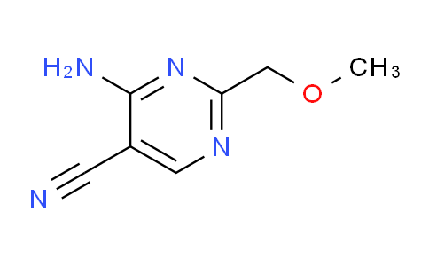 CAS No. 76574-34-0, 4-Amino-2-(methoxymethyl)pyrimidine-5-carbonitrile