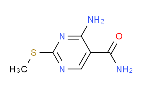 CAS No. 89533-28-8, 4-Amino-2-(methylthio)pyrimidine-5-carboxamide