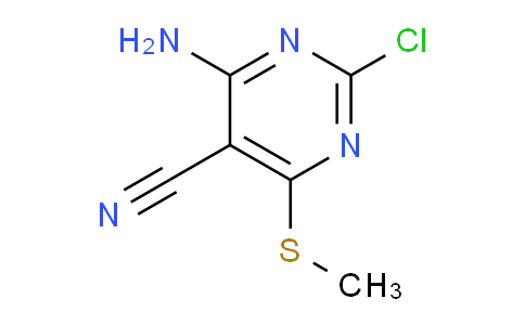 CAS No. 54356-38-6, 4-Amino-2-chloro-6-(methylthio)pyrimidine-5-carbonitrile