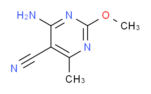 CAS No. 209849-42-3, 4-Amino-2-methoxy-6-methylpyrimidine-5-carbonitrile