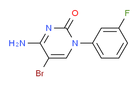 CAS No. 1416439-25-2, 4-Amino-5-bromo-1-(3-fluorophenyl)pyrimidin-2(1H)-one
