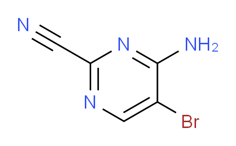 CAS No. 1059174-68-3, 4-Amino-5-bromopyrimidine-2-carbonitrile