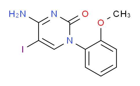 CAS No. 1416439-14-9, 4-Amino-5-iodo-1-(2-methoxyphenyl)pyrimidin-2(1H)-one